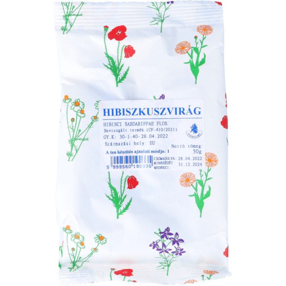 Hibiszkuszvirág tea 50g (Gyógyfű)