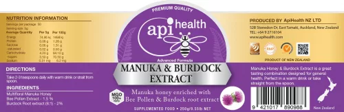 Manukaméz apróbojtorján kivonattal, 250 g (Apihealth)