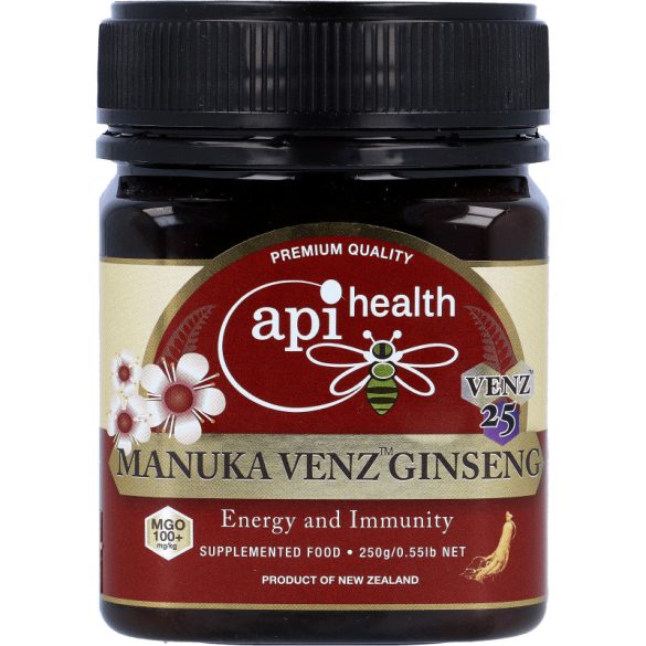 Manuka GinsengVENZ méhméreggel és Ginzeng kivonattal, 250g (Apihealth)