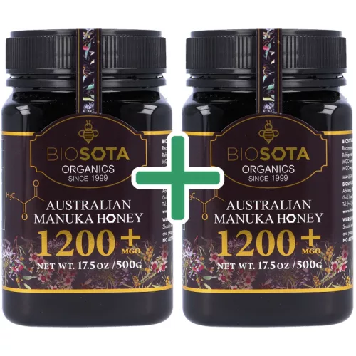 BIO Manukaméz MGO 1200+ 2x500g (Biosota) - VIP Klub Termék