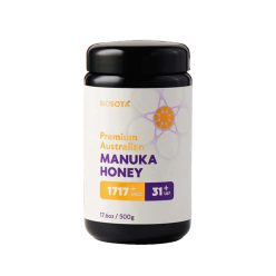 BIO Manukaméz violet üvegben MGO 1717+ 500g (Biosota)