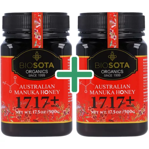BIO Manukaméz MGO 1717+ 2x500g (Biosota) - VIP Klub Termék