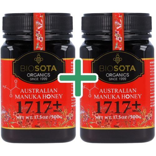 BIO Manukaméz MGO 1717+ 2x500g (Biosota) - VIP Klub Termék