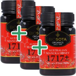 BIO Manukaméz MGO 1717+ 3x500g (Biosota) - VIP Klub Termék