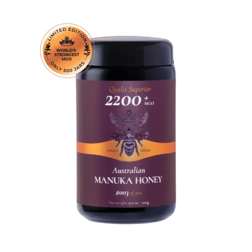BIO Manukaméz LUX-LIMITED díszdobozban MGO 2200+ 500 g (Biosota)