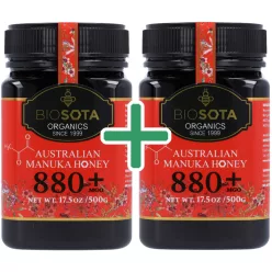 BIO Manukaméz MGO 880+ 2x500g (Biosota) - VIP Klub Termék