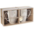 Karácsonyi bögre díszcsomagolásban 2db-os, 3,5dl