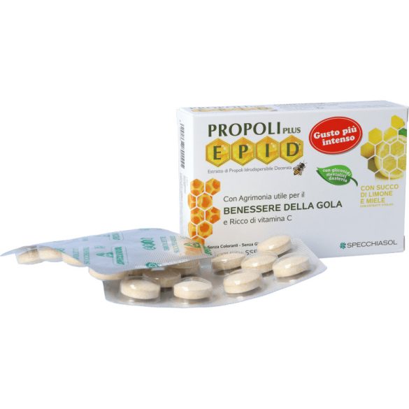 Propoliszos szopogatós tabletta, mézes-citromos, 20db