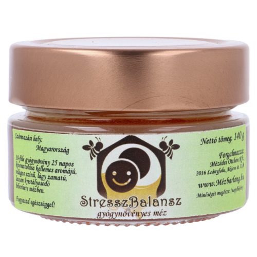 StresszBalansz gyógynövényes bíborhere méz, 140 g
