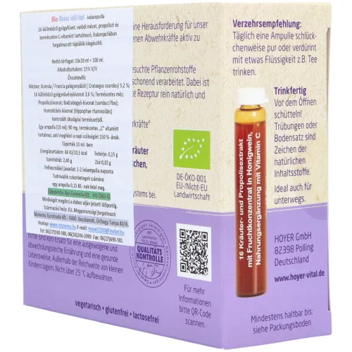 "Rossz idő" BIO ivóampulla, 10x10ml (Hoyer)