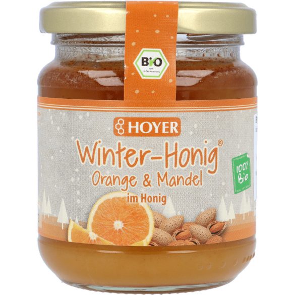 Narancsos-mandulás ,,Téli mézkülönlegesség'' , BIO, 250g (Hoyer)