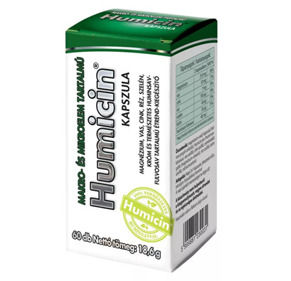Humicin kapszula mikro- és makroelemekkel, 60 db