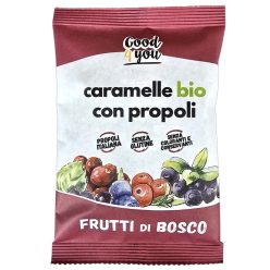   Olasz tradicionális bio propoliszos - erdei gyümölcsös cukorka, 70g (Kontak)