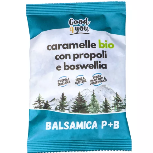 Olasz tradicionális bio propoliszos - tömjénes cukorka, 70g (Kontak)