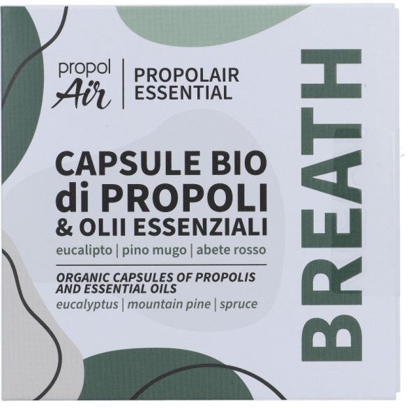 Kapszula Propolair készülékekhez, propolisz-fenyő olaj-eukaliptusz olaj BREATHE (5 kapszula/csomag)