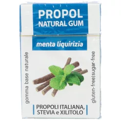   Propoliszos Rágógumi (Propolgum), cukormentes, mentolos - 25g (Kontak)