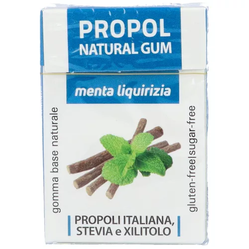 Propoliszos Rágógumi (Propolgum), cukormentes, mentolos - 25g (Kontak)