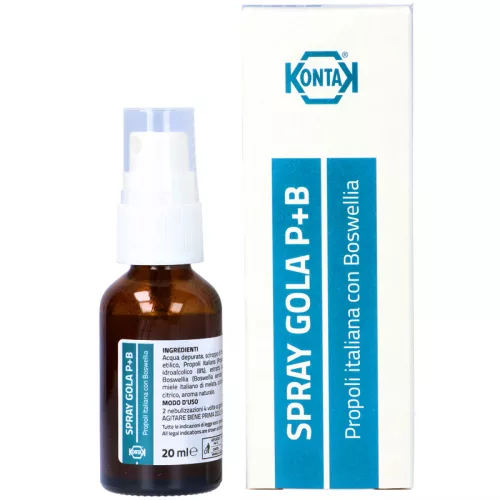 Propoliszos-Tömjénes Torok Spray - 20ml Alkoholos (Kontak)