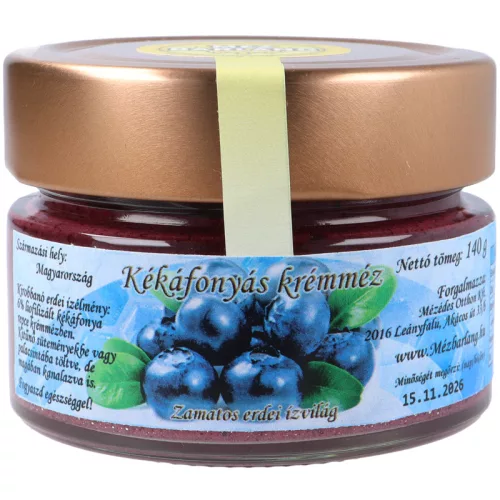 Kékáfonyás krémméz 140g (Mézbarlang)