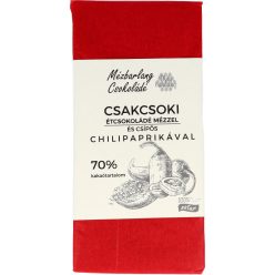   CSAKCSOKI kézműves prémium étcsokoládé mézzel és chilivel 70g (Mézbarlang)