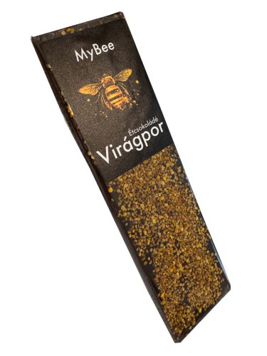 Virágporral szórt táblás étcsokoládé - 100 g 