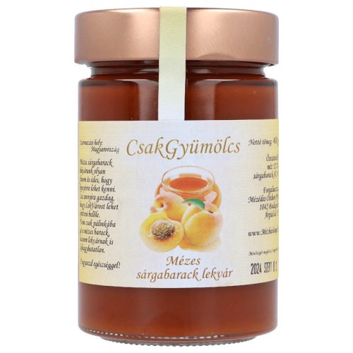 CsakGyümölcs Mézes Sárgabarack lekvár 400g (Mézbarlang)