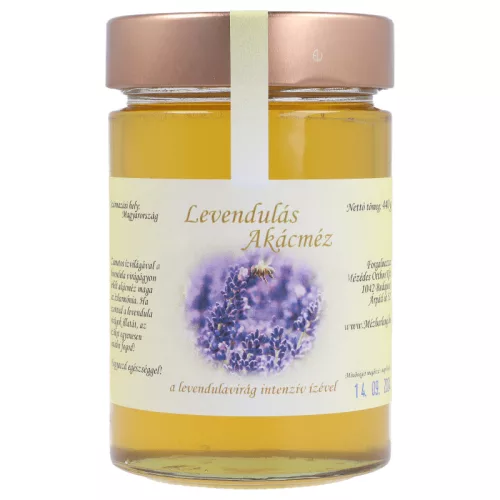 Levendulás akácméz 440g (Mézbarlang-Magyarország)