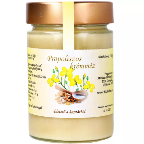 Propoliszos krémméz 440g (Mézbarlang)