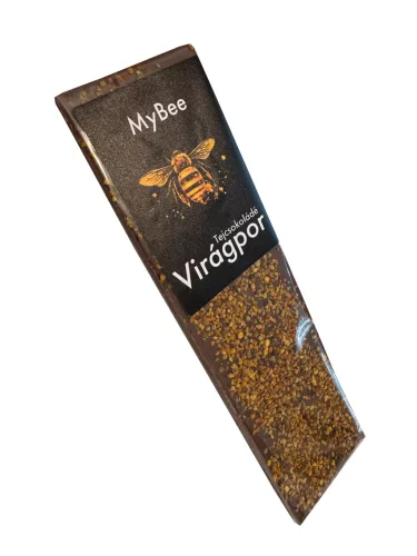 Virágporral szórt táblás tejcsokoládé - 100 g 