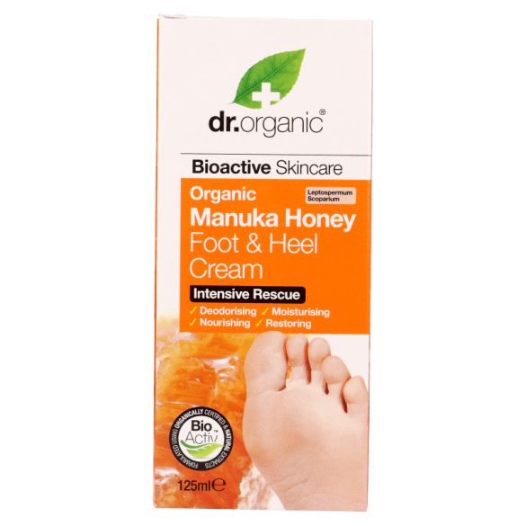 Dr Organic bio MANUKA mézes láb és sarokápoló 125ml