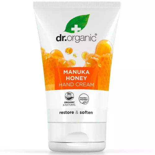 Dr Organic bio MANUKA mézes intenzív hidratáló kézkrém 125ml