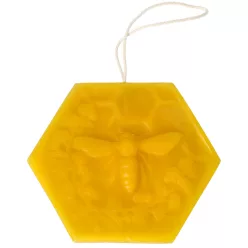 Akasztós dísz méhsejt mintás
