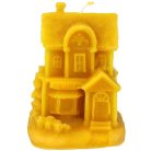 Méhviaszgyertya - Mézeskalács házikó 