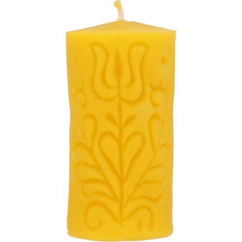 Méhviaszgyertya - Székely mintás