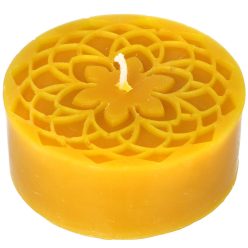 Méhviaszgyertya - Mandalás mécses