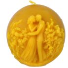 Méhviaszgyertya - Szerelemgömb