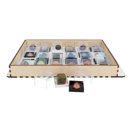 Kristály Formák Adventi Naptár 2025 - 24 Csiszolt Ásvány